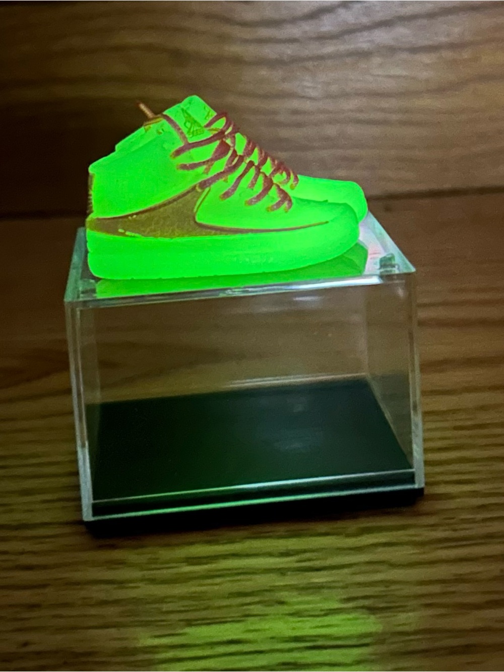 Glow in the dark mini Jordan 2s